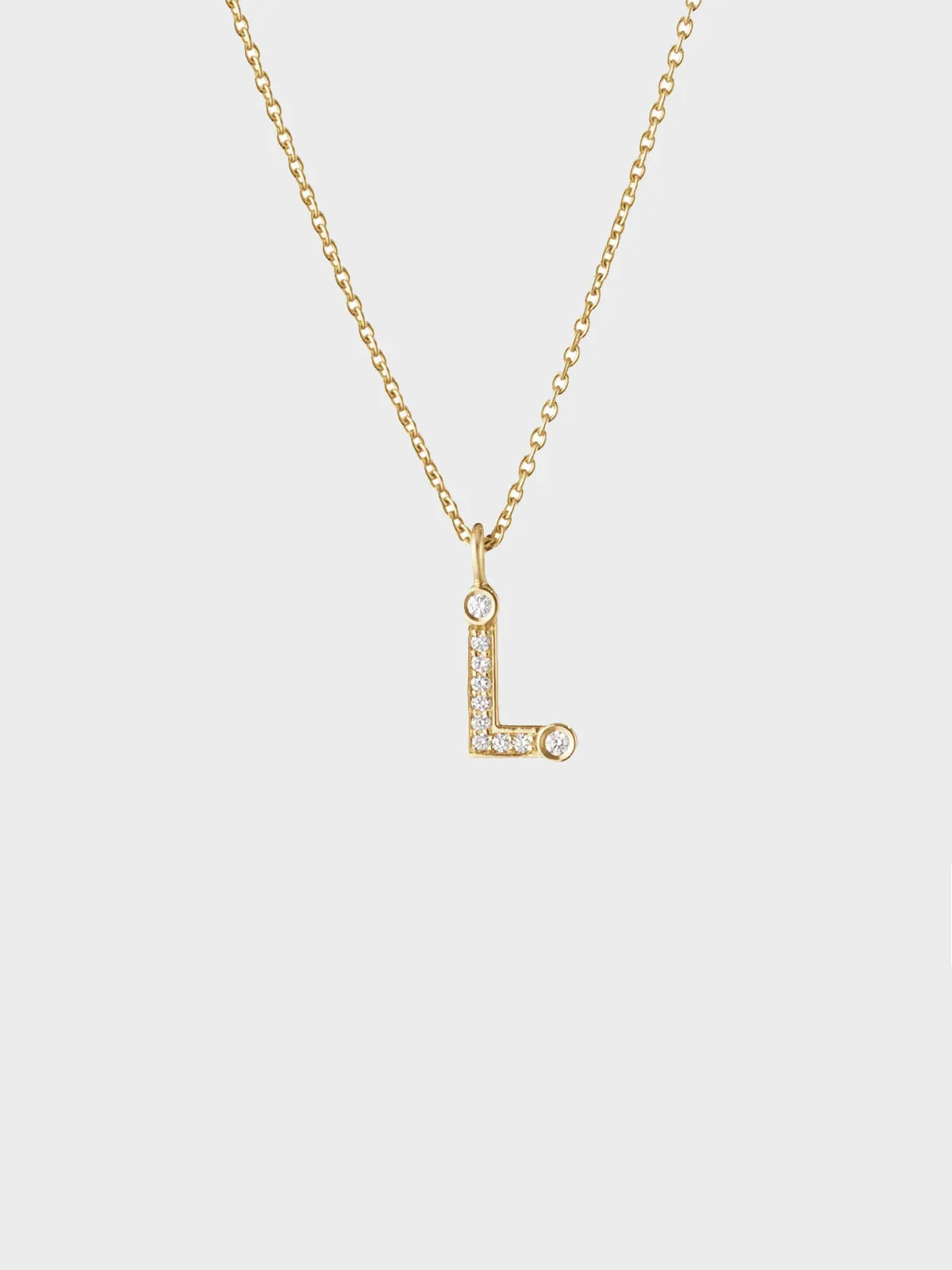 Simple L Necklace