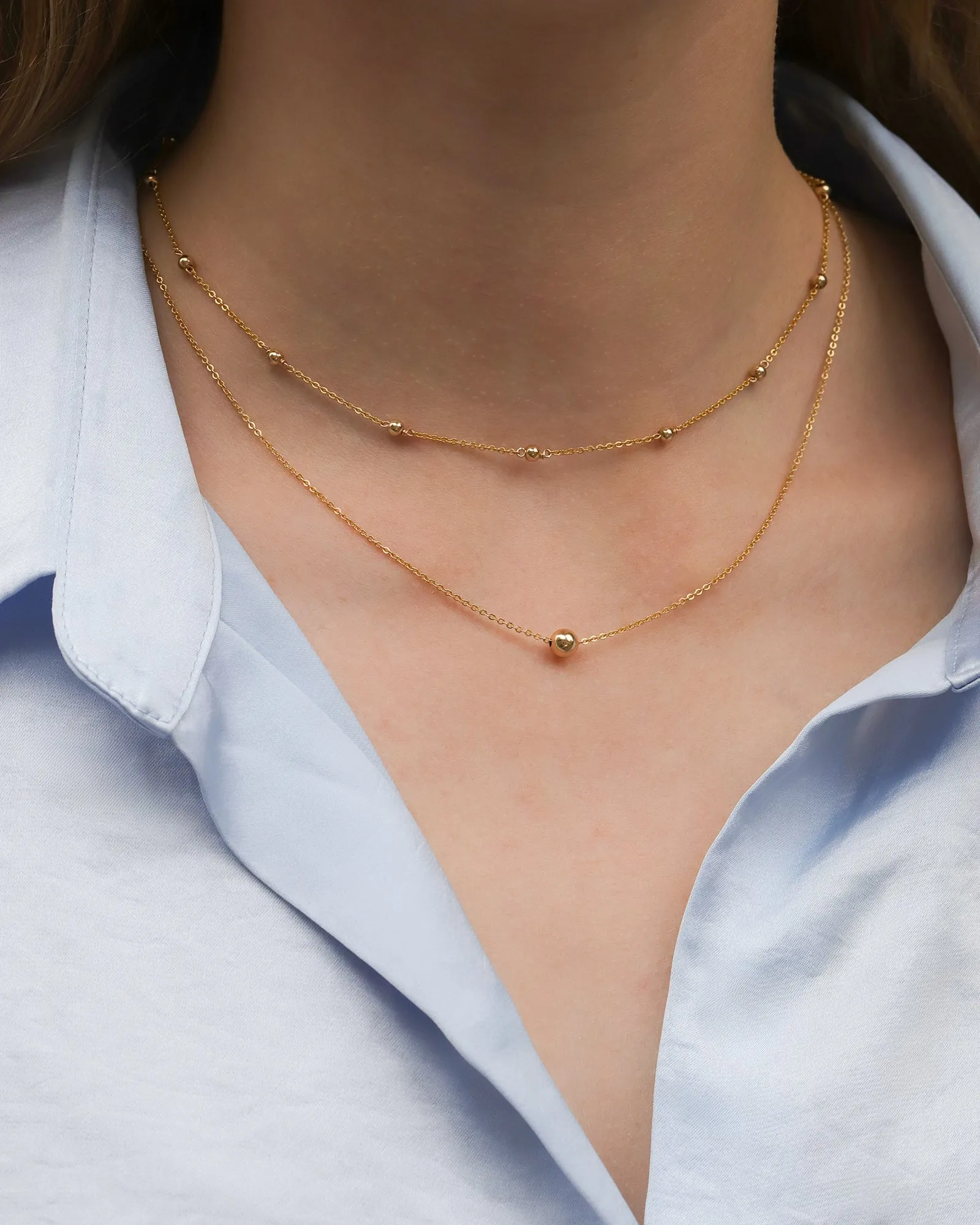 Single Bead Necklace