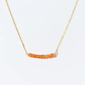 Small Carnelian Gemstones Necklace