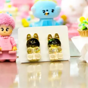 Sparkle Rabbit Studs