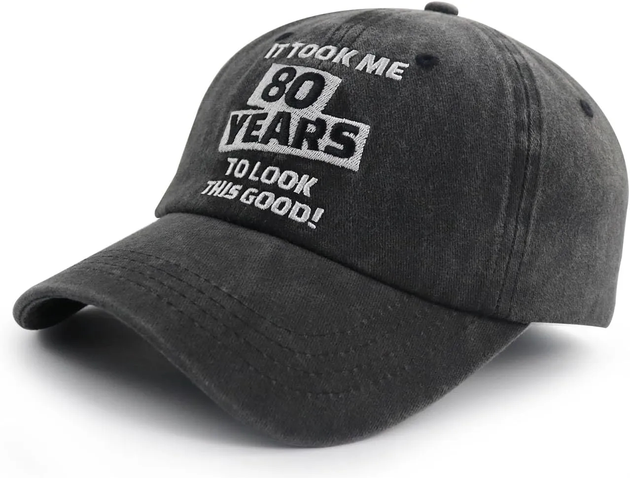 Tbstlumd It Took Me 21 30 40 50 60 70 80 90 Years to Look This Good Hat for Women Men, Adjustable Embroidered Baseball Cap