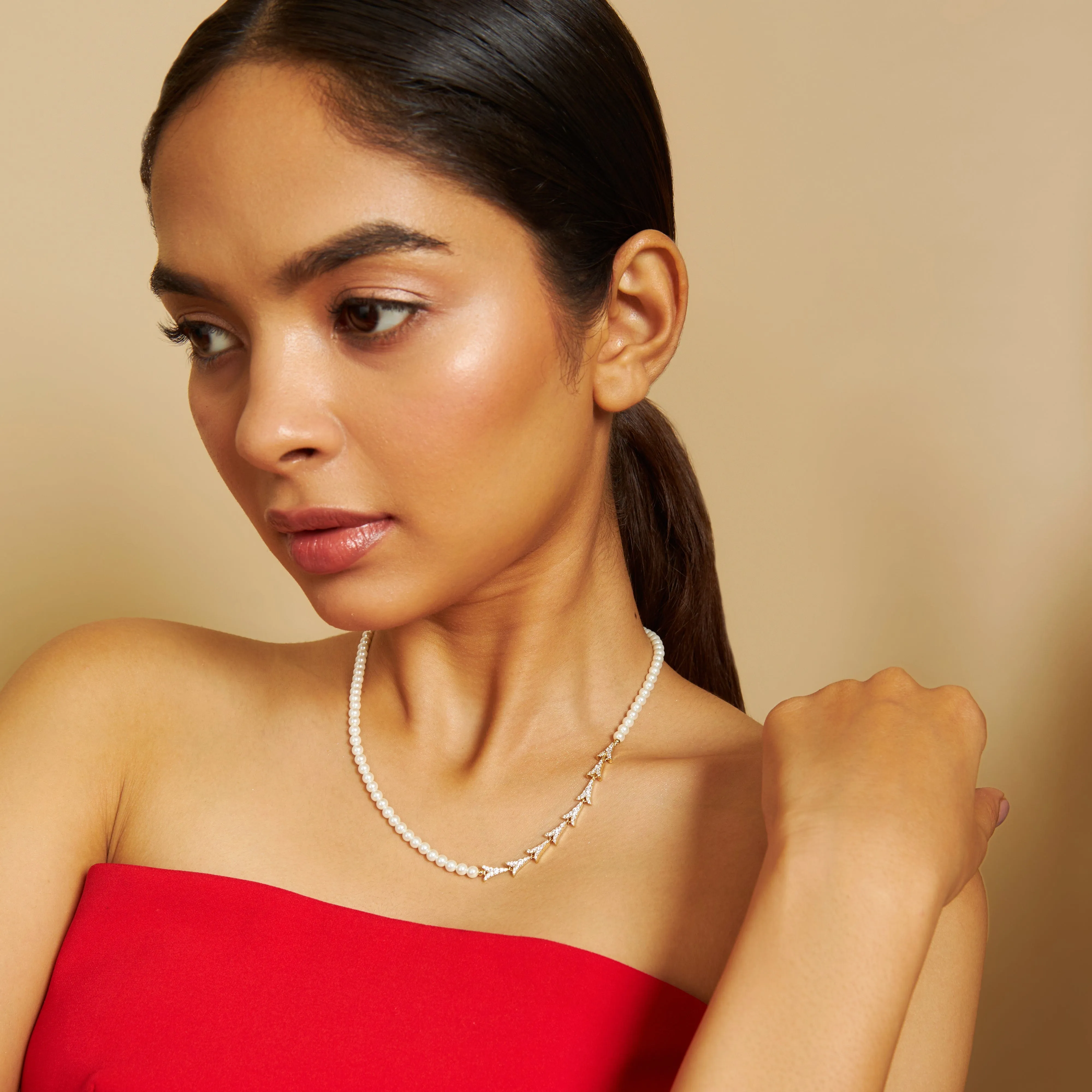 Trendy Pearl Necklace 174170