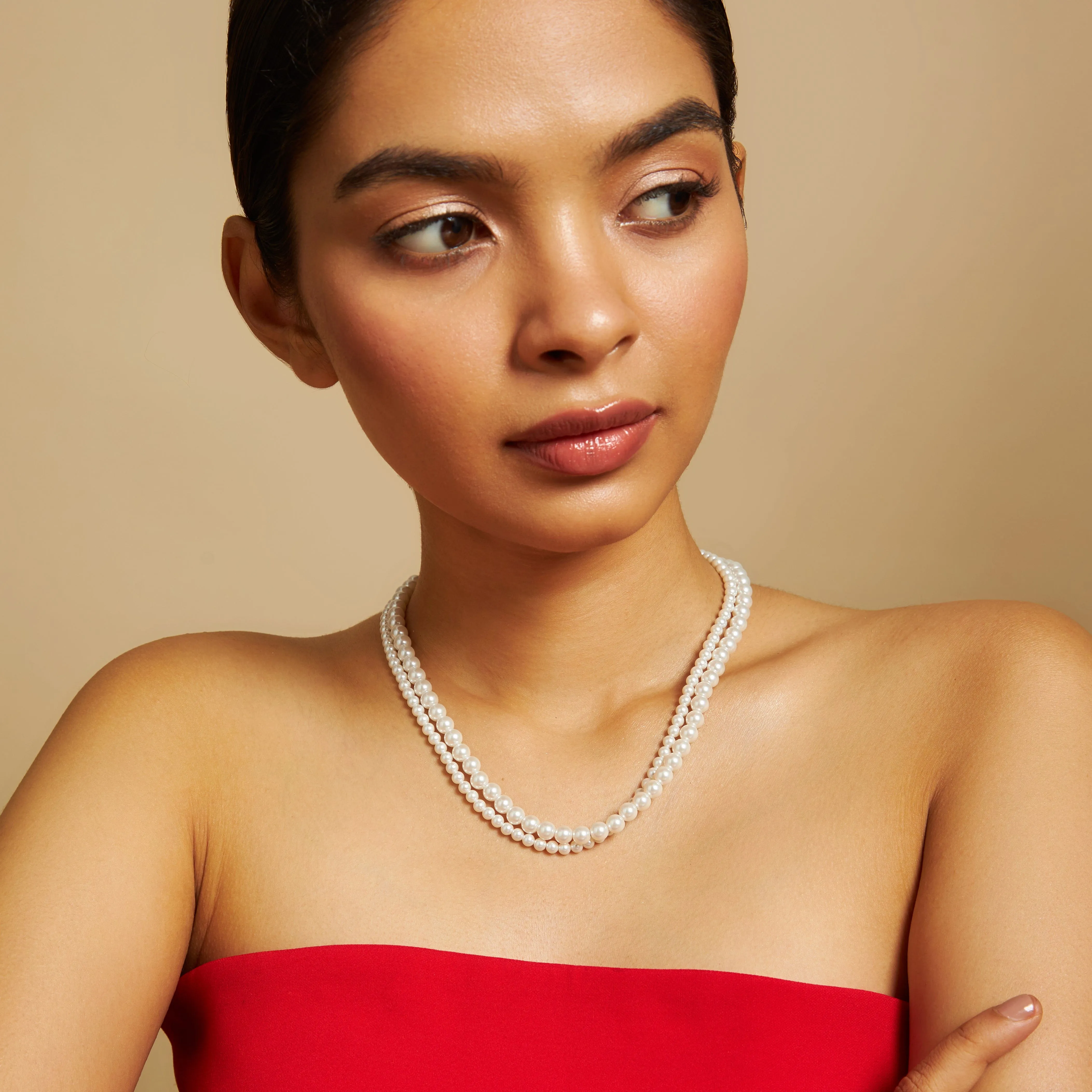 Trendy Pearl Necklace 174310