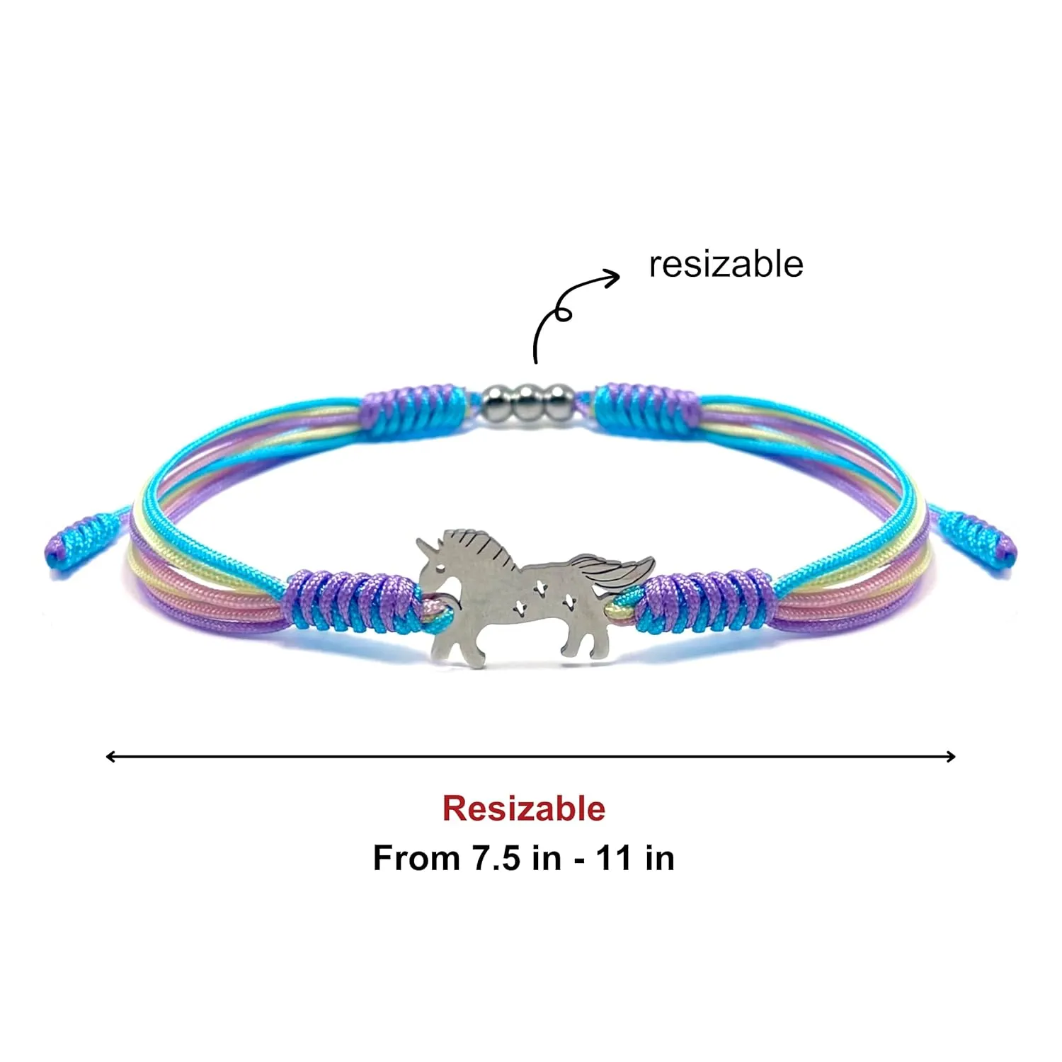 Unicorn Magical Graduation Bracelet, Lucky and Protection String, Inspirational Gift for High School College, Surfer Adjustable for Him, Her, Daughter (Unicorn Magical)