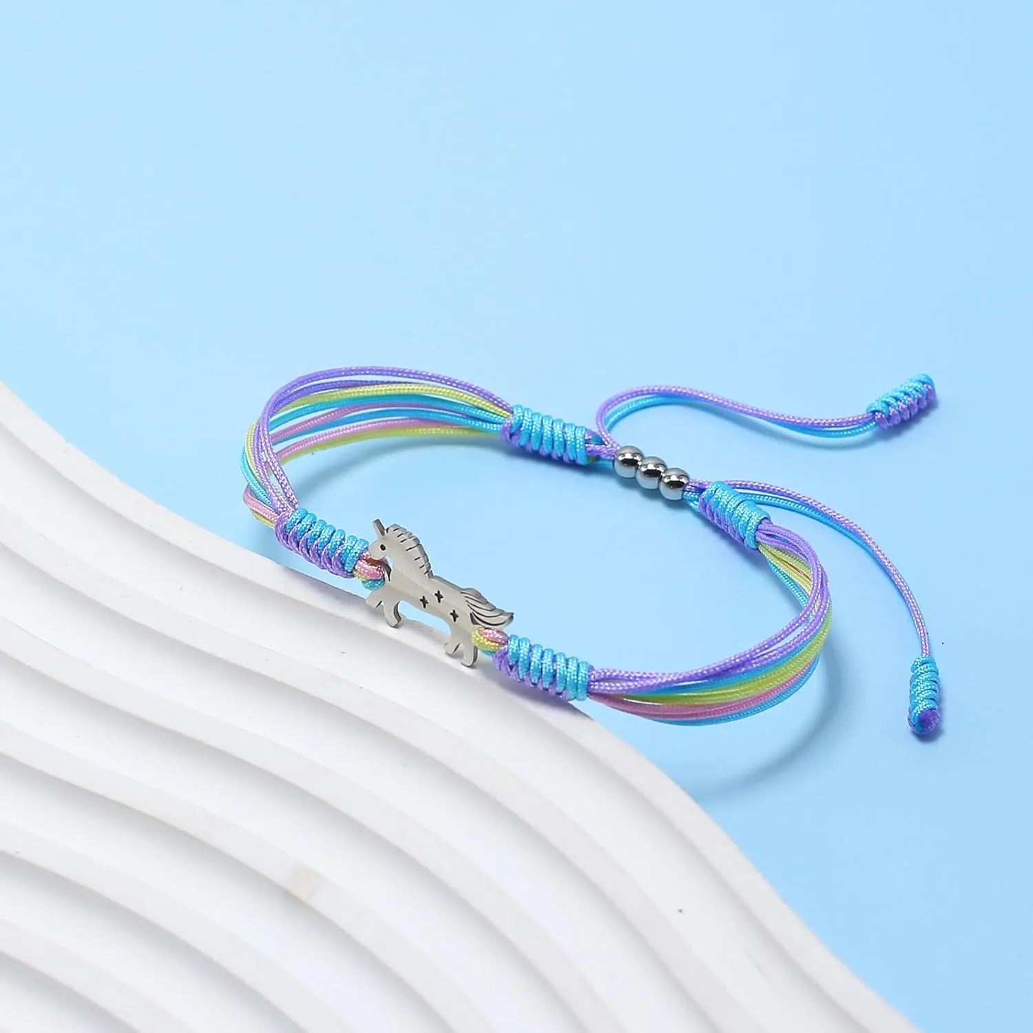 Unicorn Magical Graduation Bracelet, Lucky and Protection String, Inspirational Gift for High School College, Surfer Adjustable for Him, Her, Daughter (Unicorn Magical)