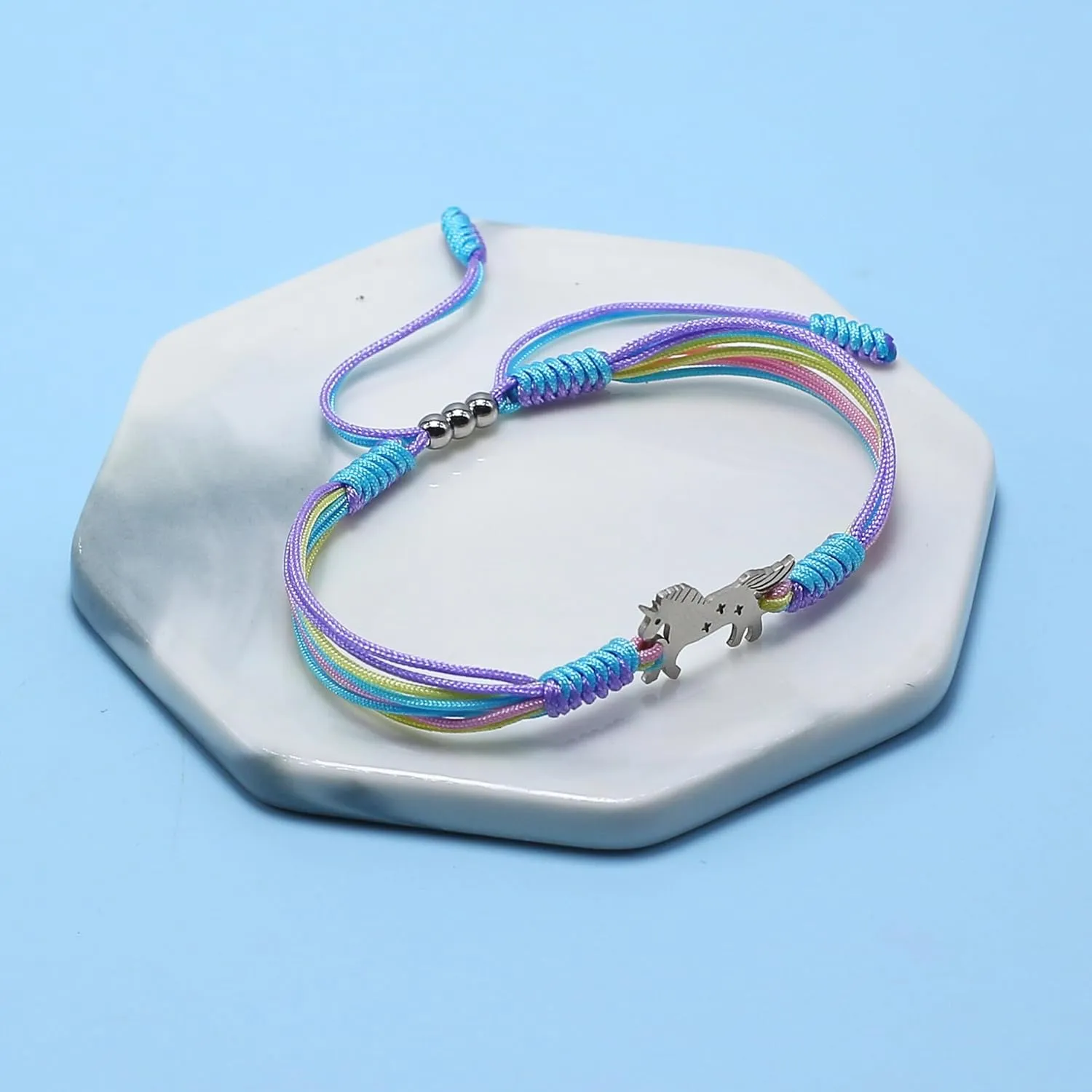 Unicorn Magical Graduation Bracelet, Lucky and Protection String, Inspirational Gift for High School College, Surfer Adjustable for Him, Her, Daughter (Unicorn Magical)