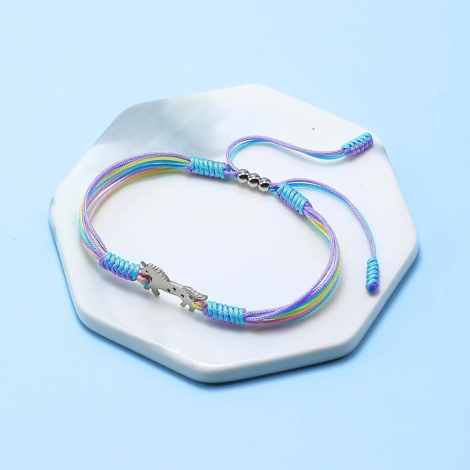 Unicorn Magical Graduation Bracelet, Lucky and Protection String, Inspirational Gift for High School College, Surfer Adjustable for Him, Her, Daughter (Unicorn Magical)