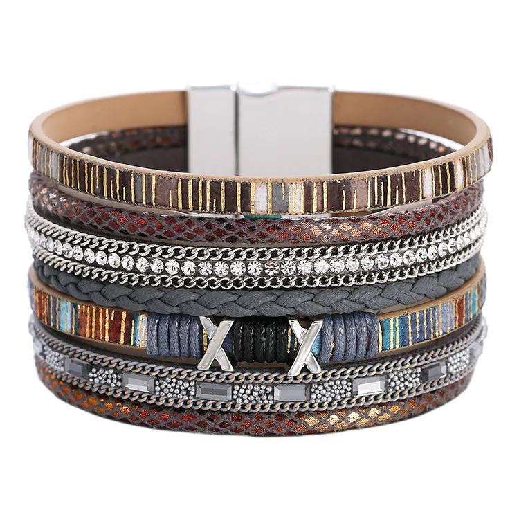 Wholesale Bohemian Ethnic Style Wide Bracelet