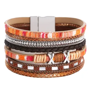 Wholesale Bohemian Ethnic Style Wide Bracelet