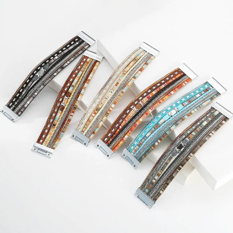 Wholesale Bohemian Ethnic Style Wide Bracelet