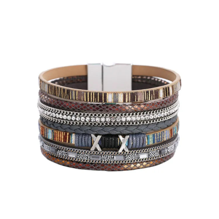 Wholesale Bohemian Ethnic Style Wide Bracelet