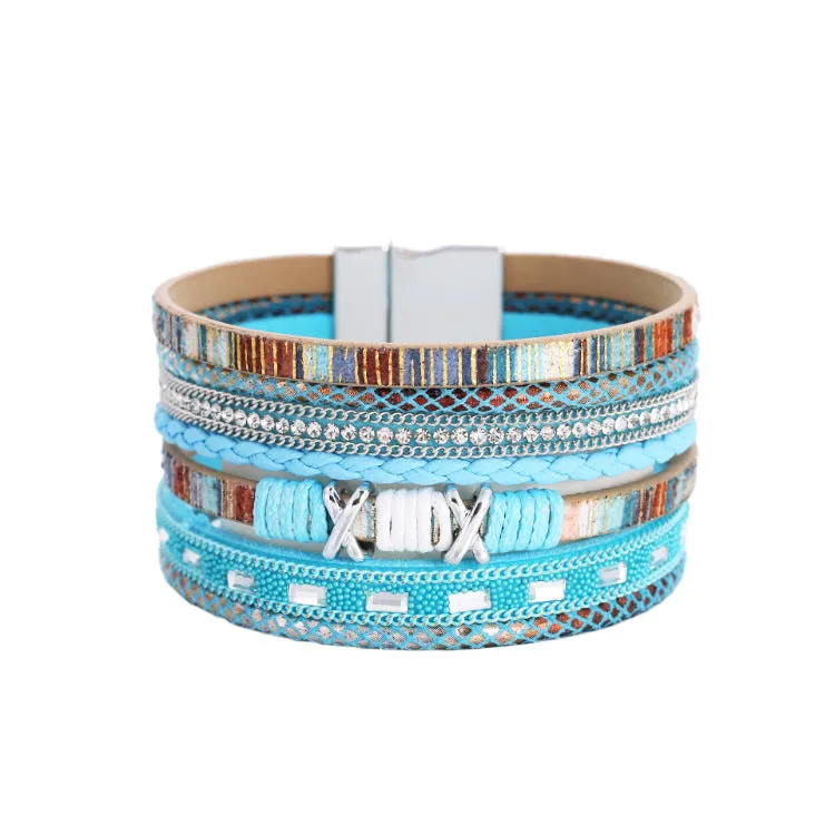 Wholesale Bohemian Ethnic Style Wide Bracelet