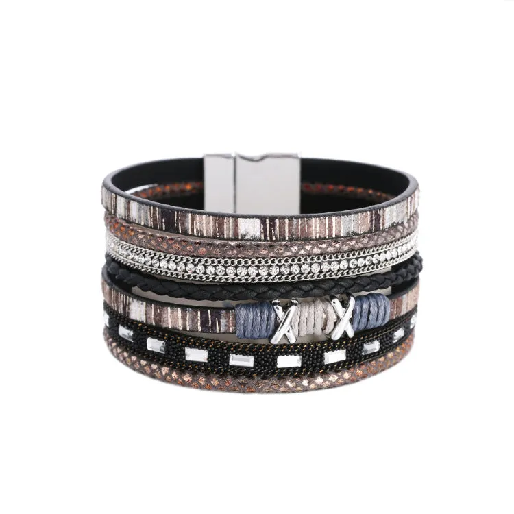 Wholesale Bohemian Ethnic Style Wide Bracelet