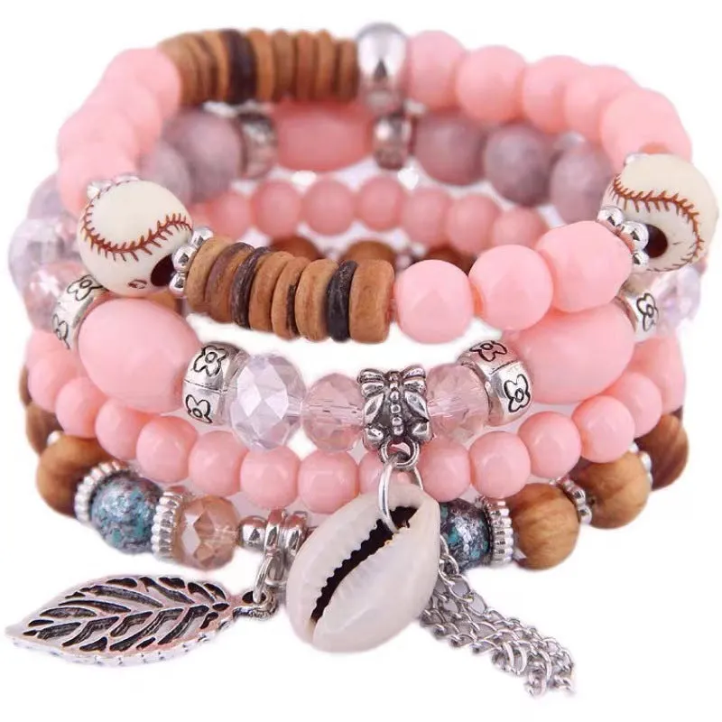 Wholesale Bohemian Shells Alloy Bracelet