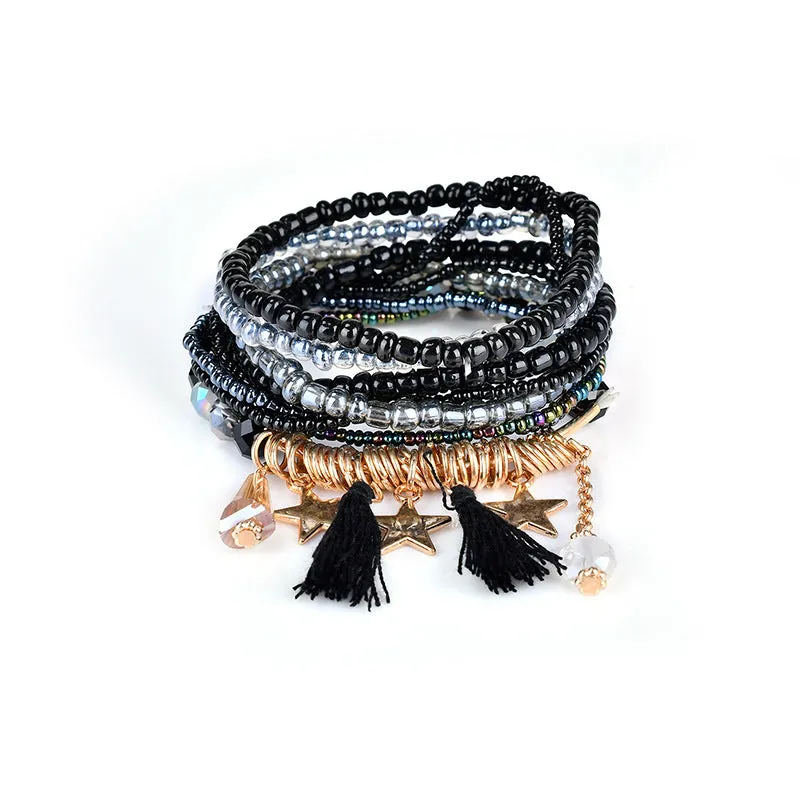 Wholesale Bohemian Star Tassel Bracelet